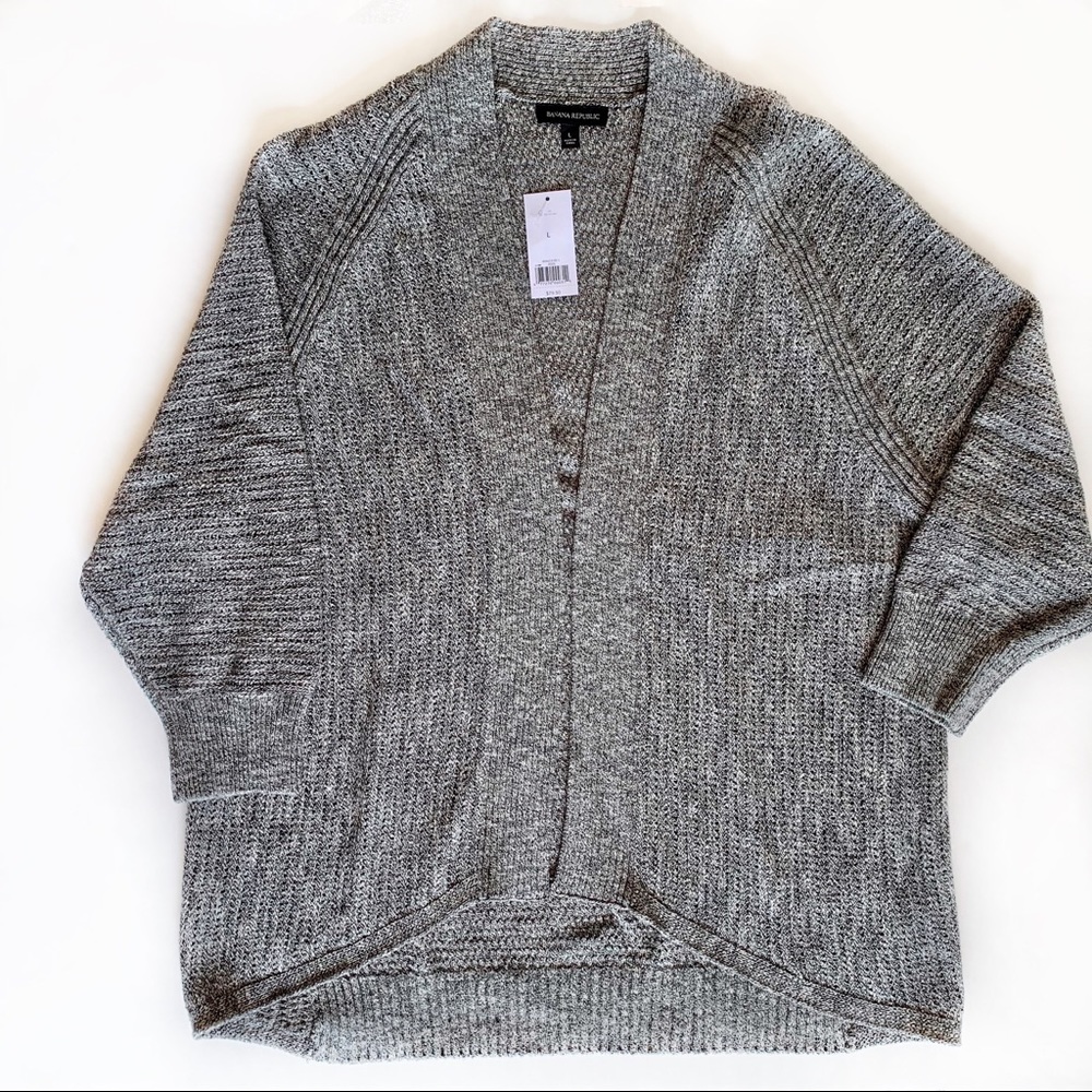 Banana Republic 3/4 Sleeve Cardigan L